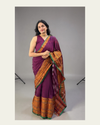 Aranya handwoven big border Narayanpet cotton sarees