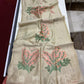 Soft off white muga cotton saree with floral weavings