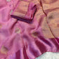 Premium viscous kota saree with satin border