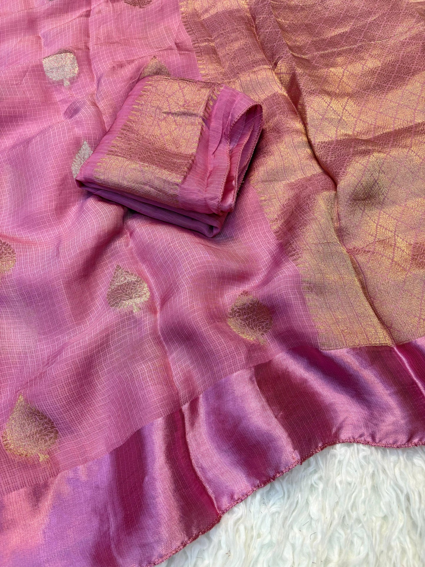 Premium viscous kota saree with satin border