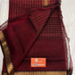 Beautiful Mangalagiri Silk cotton saree with zari checks