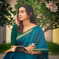Beautiful Soft Narayanpet saree - Teal