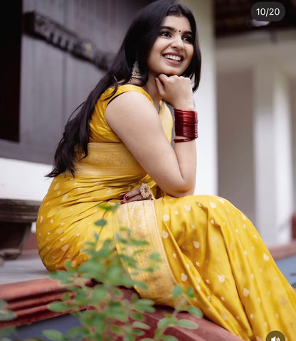 Pure Banarasi Satin silk