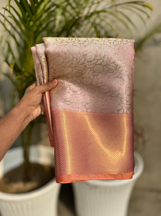 Semi Banarasi Tissue saree