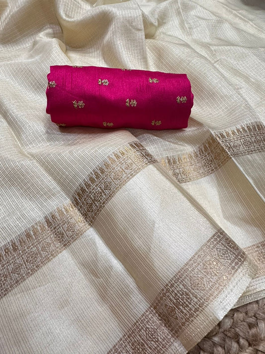 Kota self checks saree with bentex border