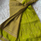 Beautiful khaddi georgette saree with intricate weavings!