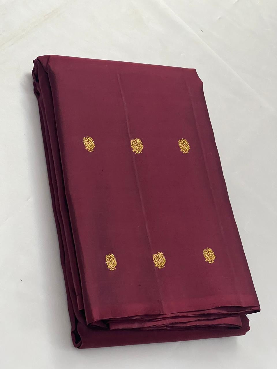 Nayanthara inspired Pure Kanchipuram silk saree with 2gm zari small buttas - Prebooking (30-45 days)