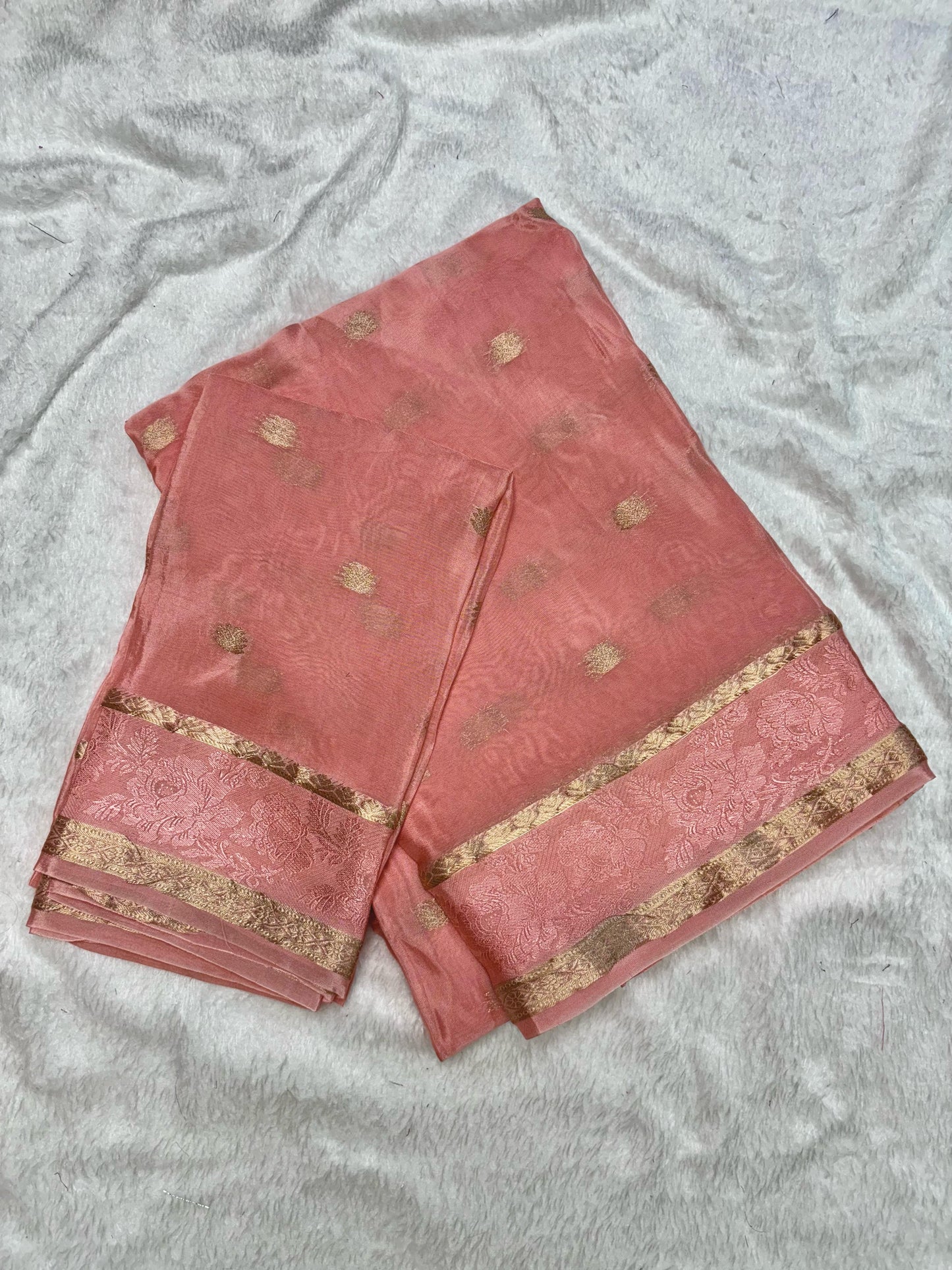 Beautiful soft viscous crepe silk - rose jacquard