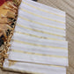 Kerala cotton saree with stripes