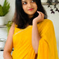 Soft Viscous crushed chinon silk checks saree