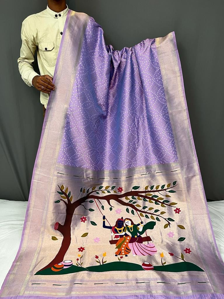Nadira - soft paithani silk