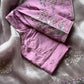 Premium organza saree with multi color sequins work