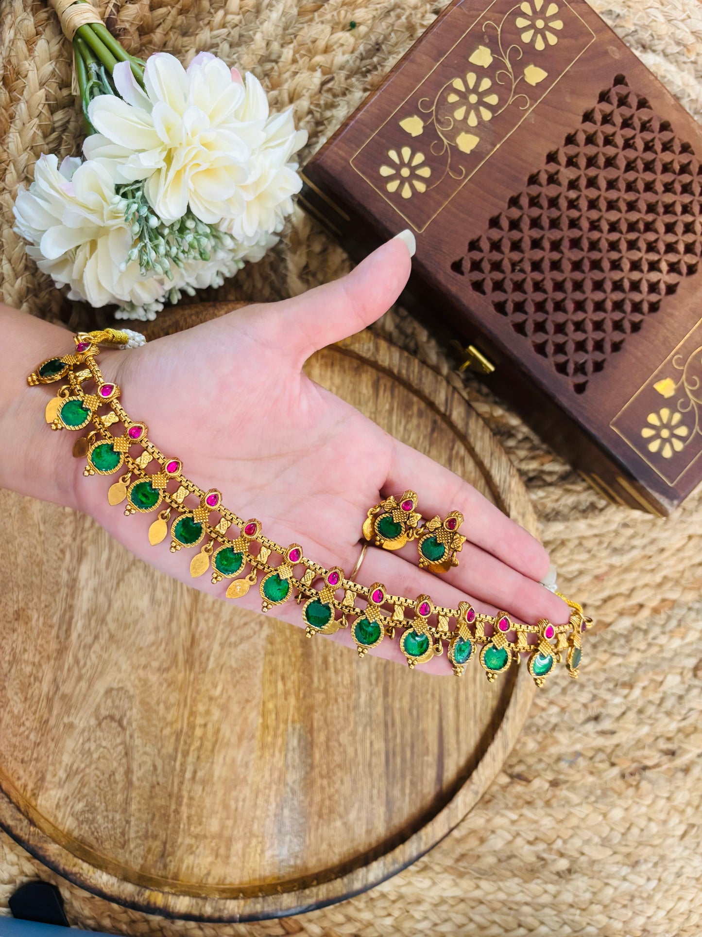 Beautiful palakka ilakkathali- green
