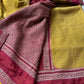 Beautiful khaddi georgette saree with intricate weavings!
