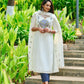 Kota embroidered unstitched Salwar set