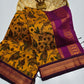 Premium silk cotton saree with kalamkari prints