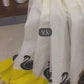 Premium Kerala cotton saree with one side yellow border with unique black swan prints (Prebooking 15 working days)
