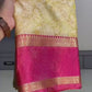 Semi banarasi tissue saree
